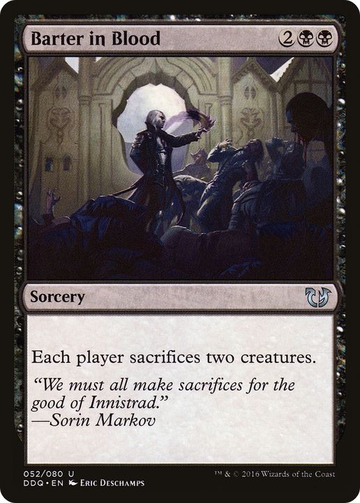 Barter in Blood in the group Magic the Gathering / Types / Colors / Black at Proxyprinters.com (74320)