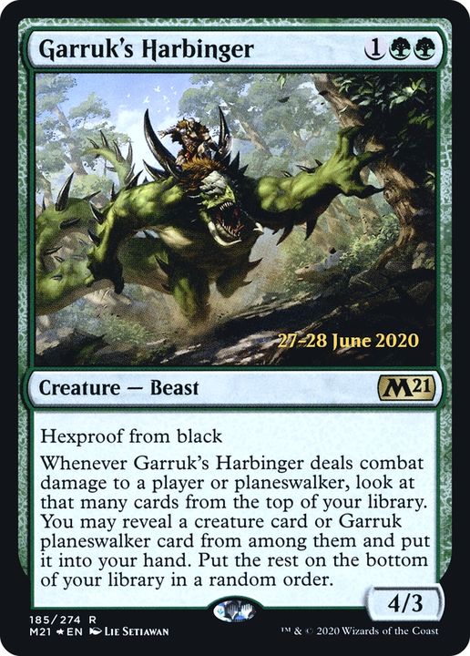 Garruk's Harbinger in the group Magic the Gathering / Types / Colors / Green at Proxyprinters.com (74335)