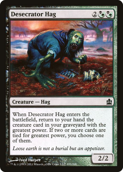 Desecrator Hag in the group Magic the Gathering / Types / Colors / Multicolors / B, G at Proxyprinters.com (74351)