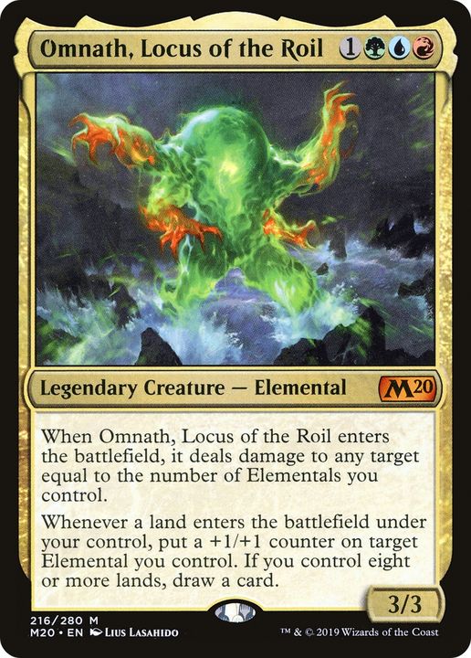 Omnath, Locus of the Roil in the group Magic the Gathering / Sets / Core Set 2020 at Proxyprinters.com (74373)