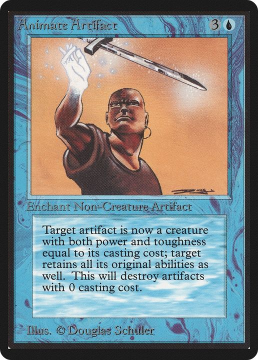 Animate Artifact in the group Magic the Gathering / Types / Colors / Blue at Proxyprinters.com (74375)