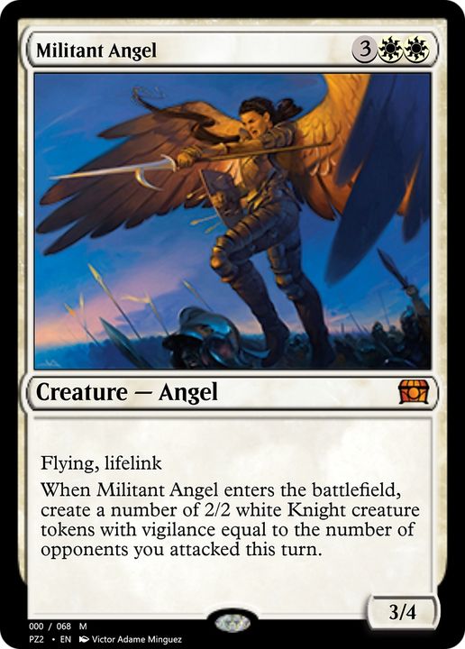 Militant Angel in the group Magic the Gathering / Sets / Treasure Chest at Proxyprinters.com (74395)