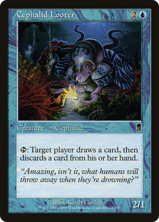 Cephalid Looter in the group Magic the Gathering / Types / Colors / Blue at Proxyprinters.com (74404)