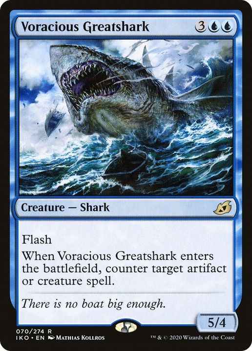 Voracious Greatshark in the group Magic the Gathering / Sets / Ikoria: Lair of Behemoths at Proxyprinters.com (7442)