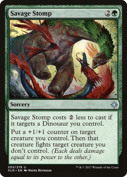 Savage Stomp in the group Magic the Gathering / Types / Colors / Green at Proxyprinters.com (74443)