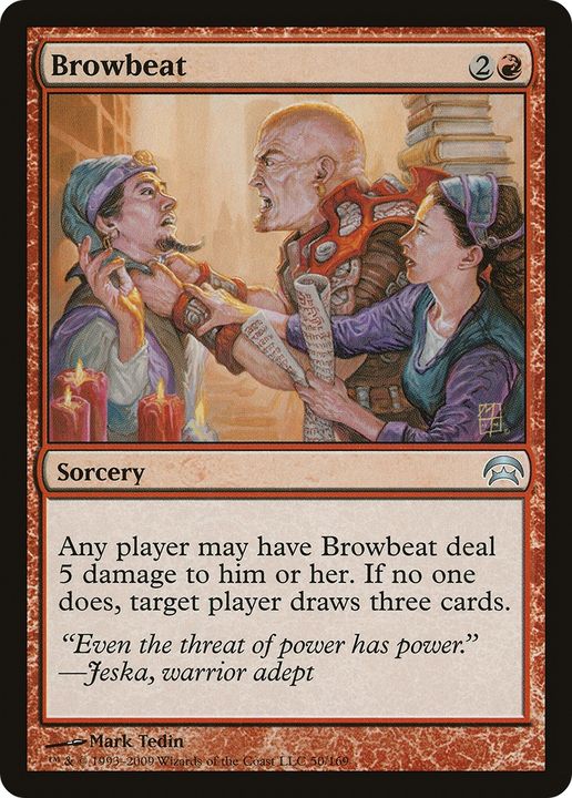 Browbeat in the group Magic the Gathering / Types / Colors / Red at Proxyprinters.com (74452)