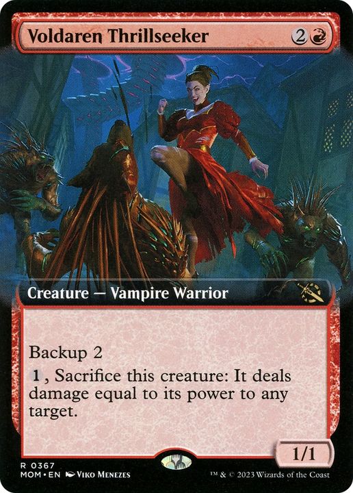 Voldaren Thrillseeker in the group Magic the Gathering / Sets / March of the Machine Jumpstart Front Cards at Proxyprinters.com (74453)