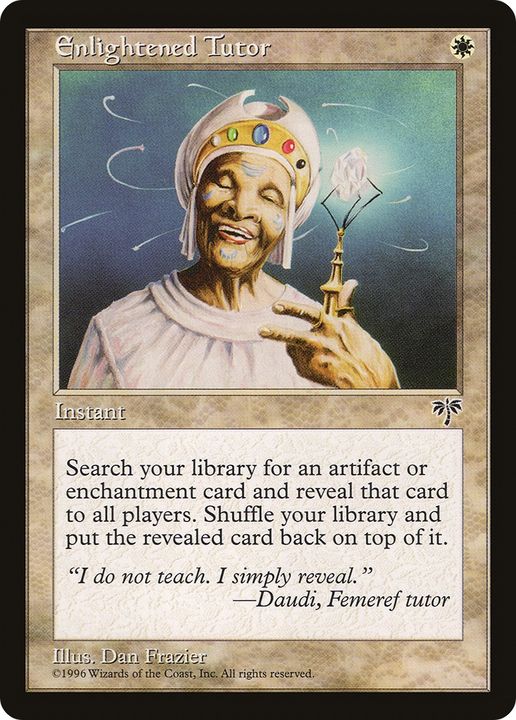 Enlightened Tutor in the group Magic the Gathering / Sets / Mirrodin Besieged Tokens at Proxyprinters.com (74498)