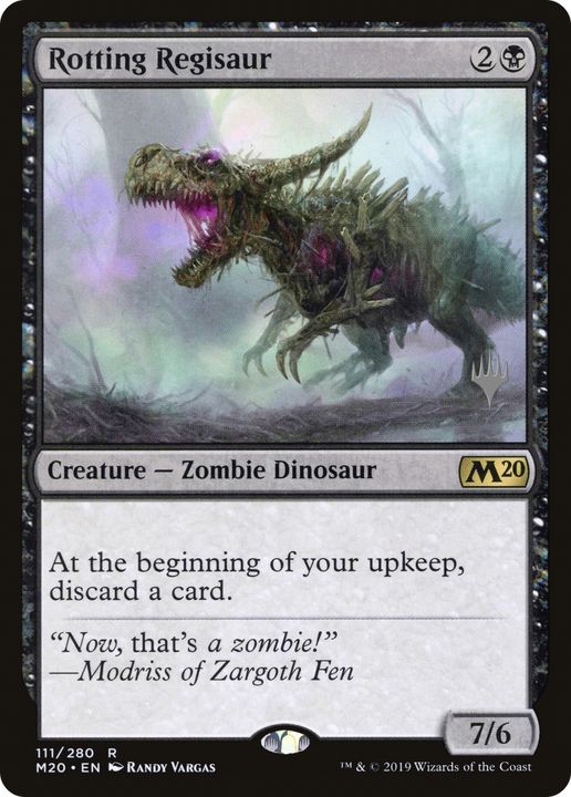 Rotting Regisaur in the group Magic the Gathering / Types / Colors / Black at Proxyprinters.com (74506)