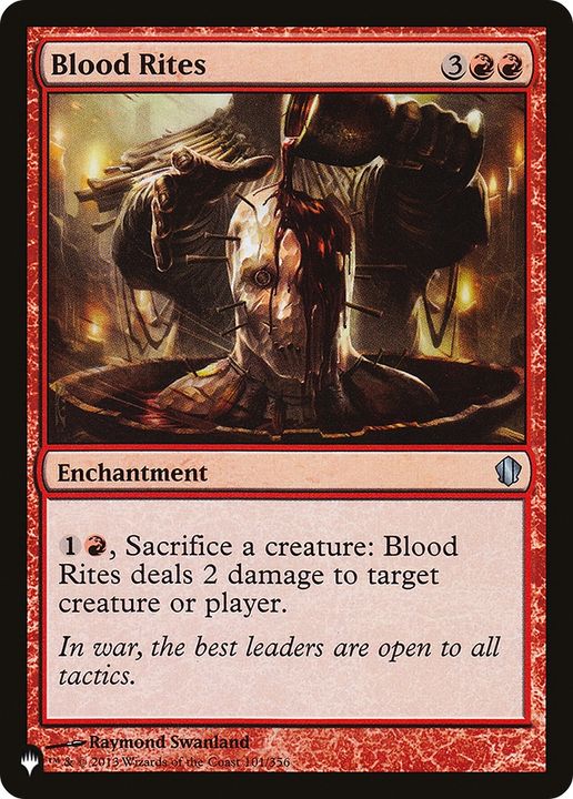 Blood Rites in the group Magic the Gathering / Sets / The List at Proxyprinters.com (74509)