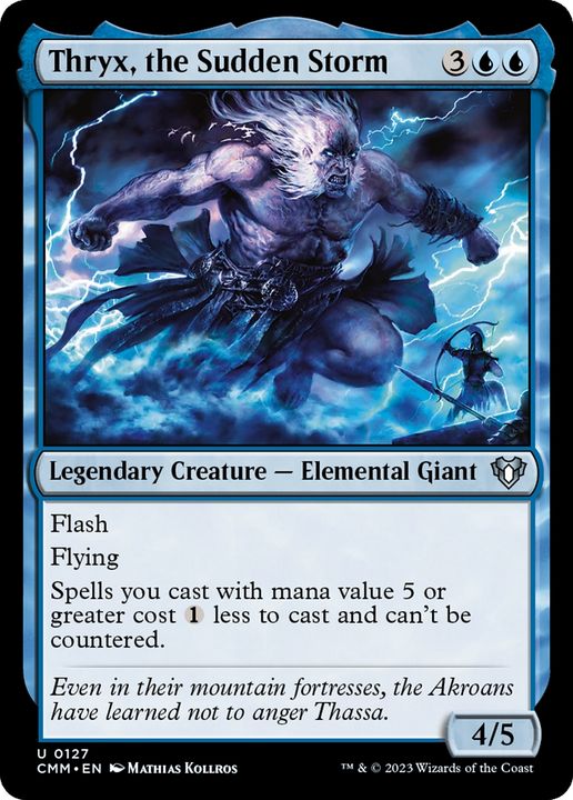 Thryx, the Sudden Storm in the group Magic the Gathering / Types / Colors / Blue at Proxyprinters.com (74525)