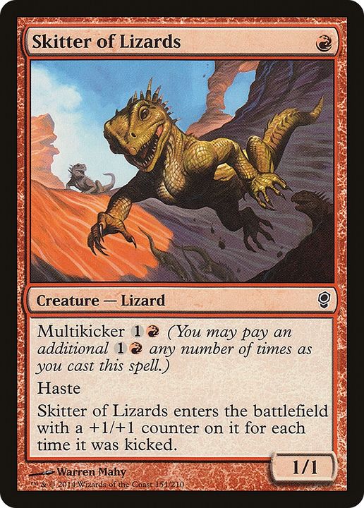 Skitter of Lizards in the group Magic the Gathering / Types / Colors / Red at Proxyprinters.com (74526)