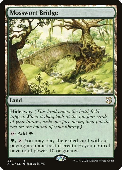 Mosswort Bridge in the group Magic the Gathering / Sets / Forgotten Realms Commander at Proxyprinters.com (74542)