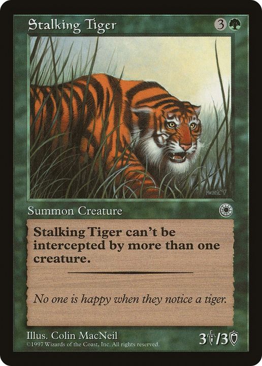 Stalking Tiger in the group Magic the Gathering / Types / Colors / Green at Proxyprinters.com (74543)