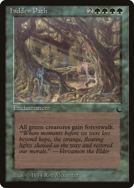 Hidden Path in the group Magic the Gathering / Types / Enchantment / Enchantment at Proxyprinters.com (74547)