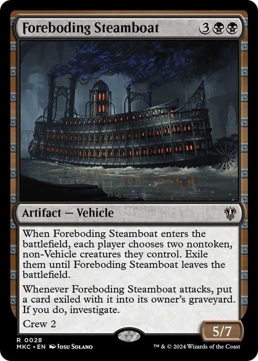 Foreboding Steamboat in the group Magic the Gathering / Types / Artifacts / Artifact at Proxyprinters.com (74574)