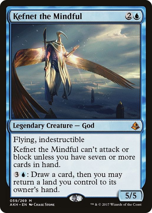 Kefnet the Mindful in the group Magic the Gathering / Types / Colors / Blue at Proxyprinters.com (74576)