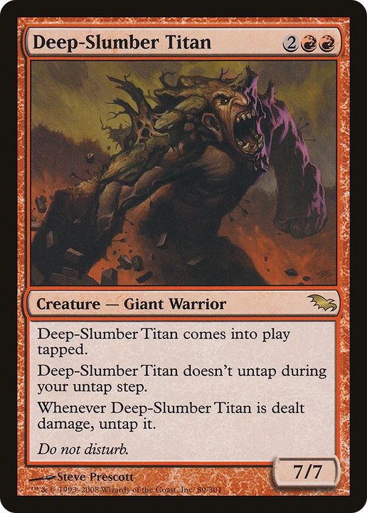 Deep-Slumber Titan in the group Magic the Gathering / Types / Creatures / Warrior at Proxyprinters.com (74584)