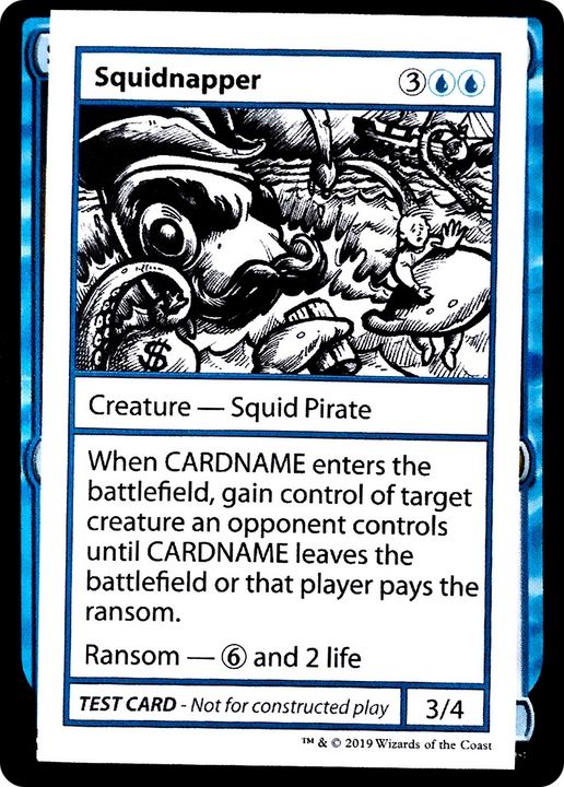 Squidnapper in the group Magic the Gathering / Sets / Mystery Booster Playtest Cards 2021 at Proxyprinters.com (74589)