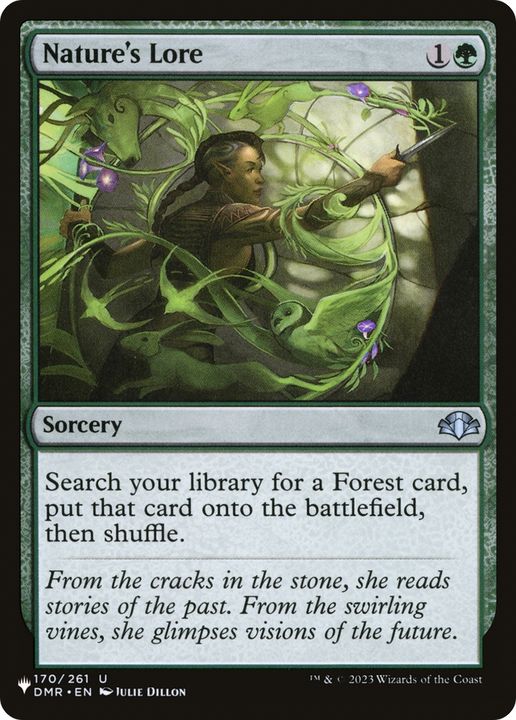 Nature's Lore in the group Magic the Gathering / Types / Colors / Green at Proxyprinters.com (74596)