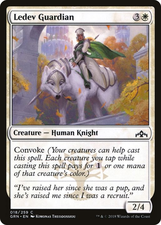 Ledev Guardian in the group Magic the Gathering / Types / Colors / White at Proxyprinters.com (74599)