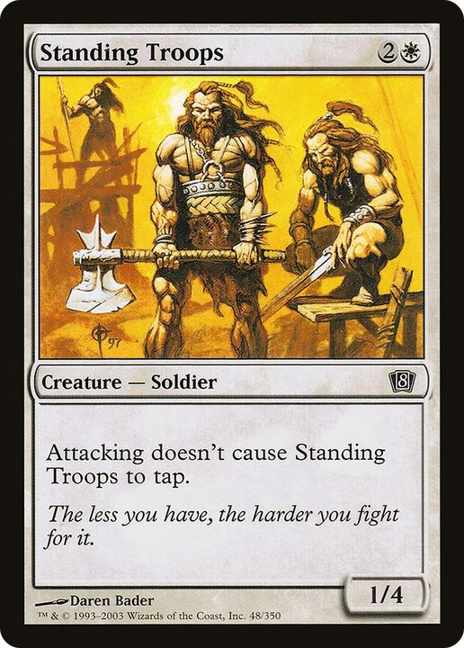 Standing Troops in the group Magic the Gathering / Sets / Eighth Edition at Proxyprinters.com (74608)