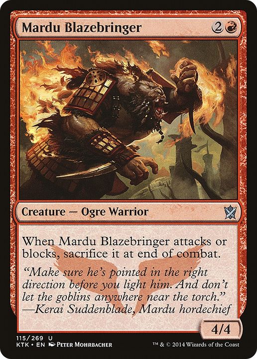 Mardu Blazebringer in the group Magic the Gathering / Types / Creatures / Warrior at Proxyprinters.com (74613)