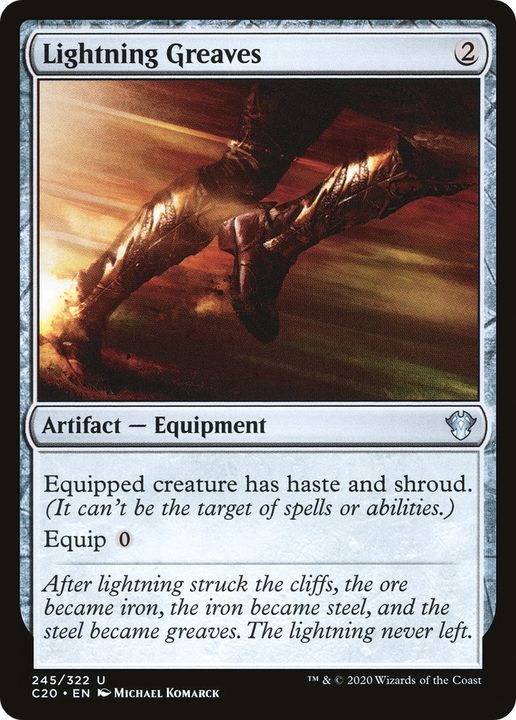 Lightning Greaves in the group Magic the Gathering / Types / Artifacts / Artifact at Proxyprinters.com (74625)