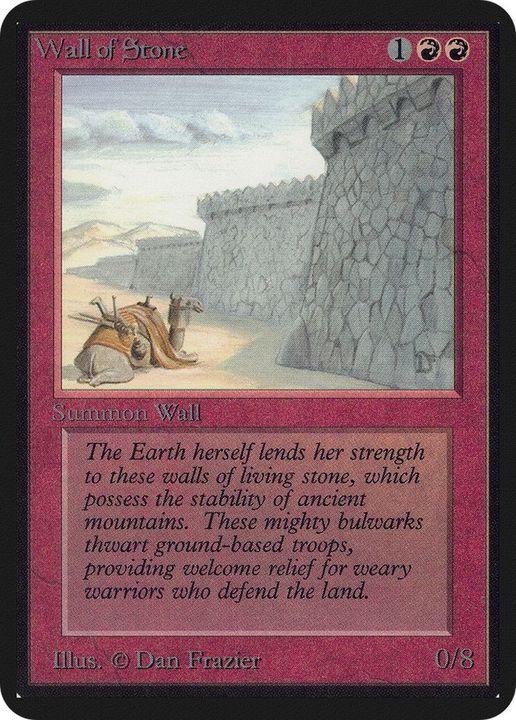 Wall of Stone in the group Magic the Gathering / Sets / Limited Edition Alpha at Proxyprinters.com (7463)