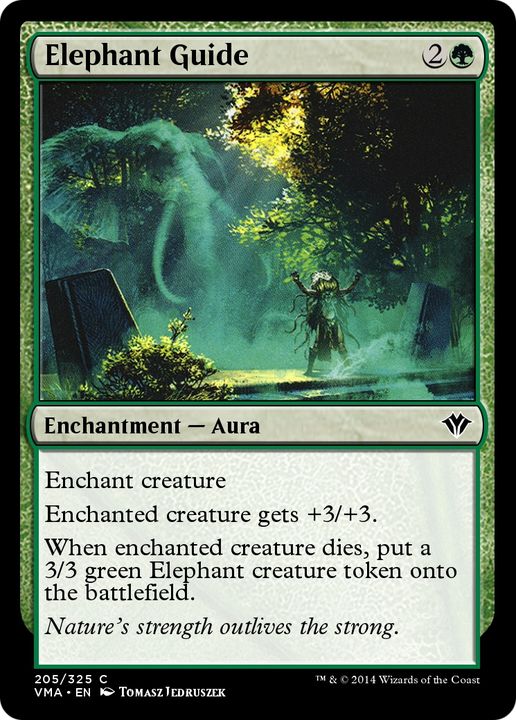 Elephant Guide in the group Magic the Gathering / Types / Colors / Green at Proxyprinters.com (74634)