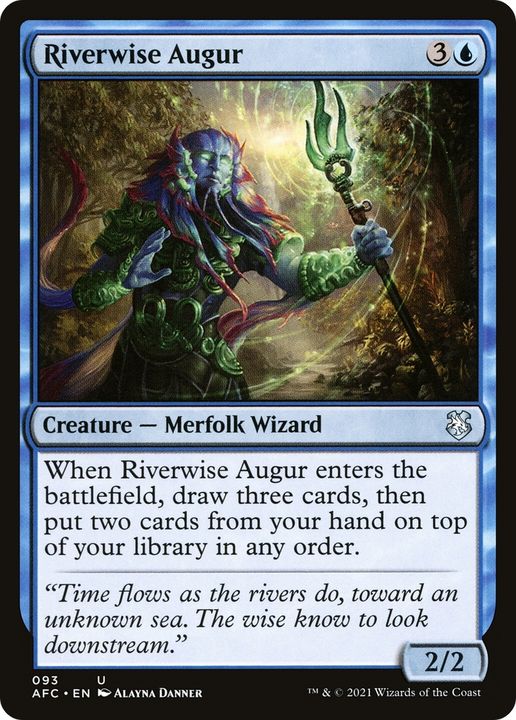 Riverwise Augur in the group Magic the Gathering / Types / Creatures / Wizard at Proxyprinters.com (74662)