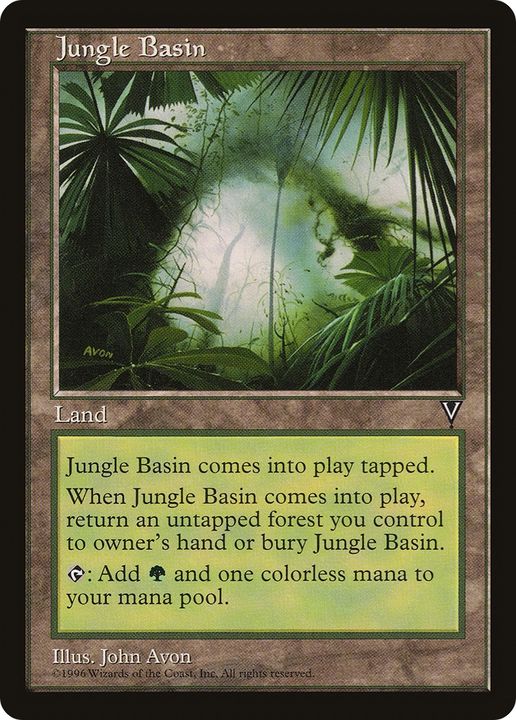 Jungle Basin in the group Magic the Gathering / Types / Colors / Colorless at Proxyprinters.com (74689)