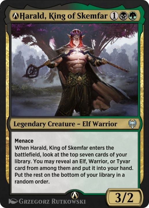 A-Harald, King of Skemfar in the group Magic the Gathering / Sets / Kaldheim at Proxyprinters.com (74705)