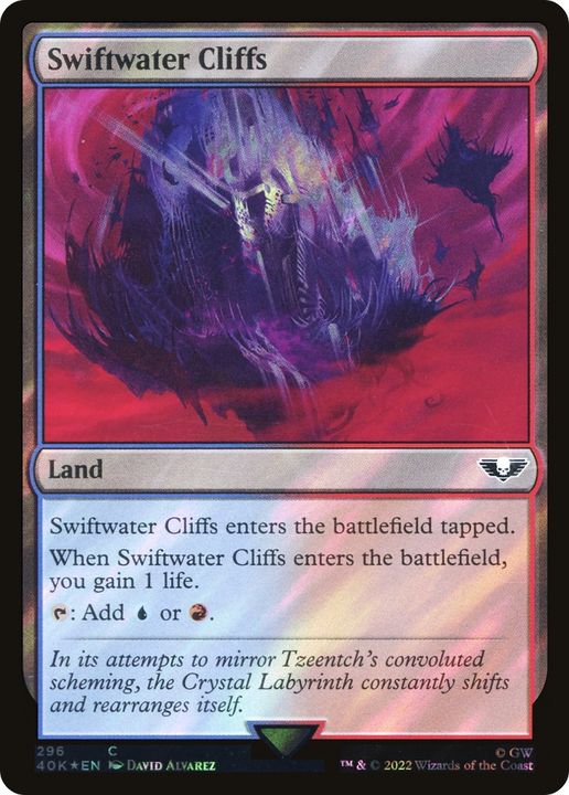 Swiftwater Cliffs in the group Magic the Gathering / Sets / Warhammer 40,000 Tokens at Proxyprinters.com (74743)