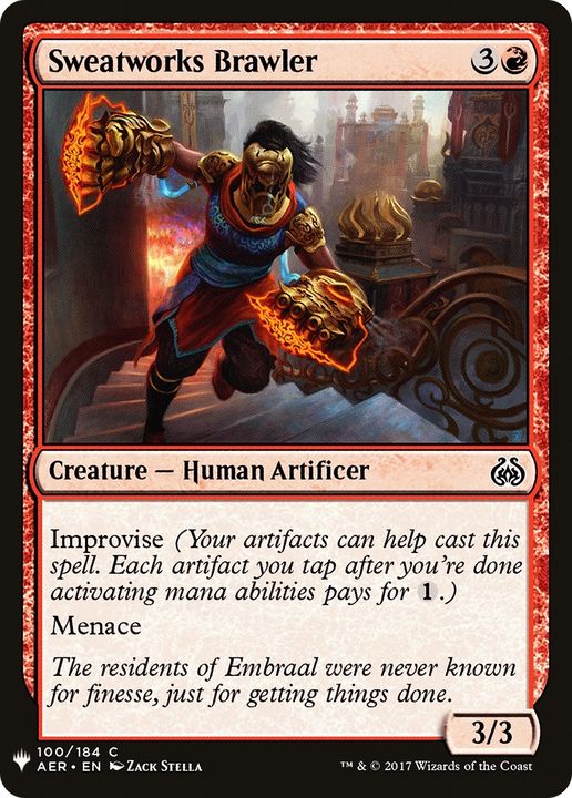 Sweatworks Brawler in the group Magic the Gathering / Sets / The List at Proxyprinters.com (74749)