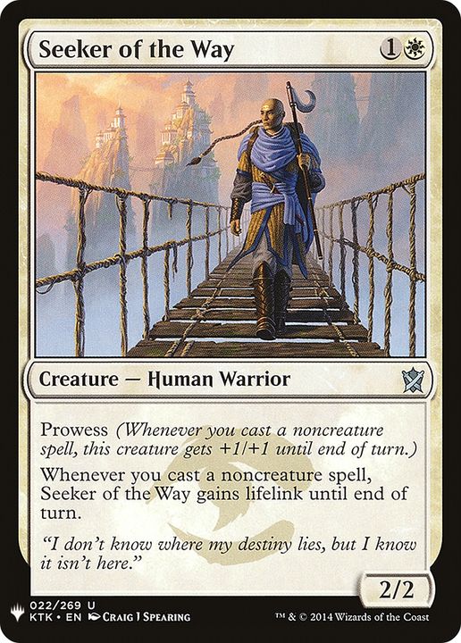 Seeker of the Way in the group Magic the Gathering / Types / Creatures / Warrior at Proxyprinters.com (74765)