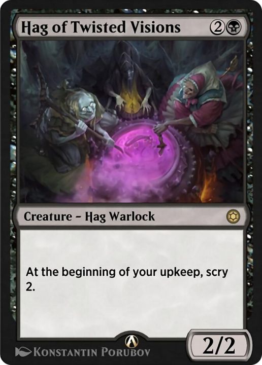 Hag of Twisted Visions in the group Magic the Gathering / Types / Colors / Black at Proxyprinters.com (74766)