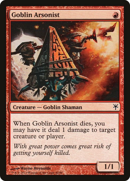 Goblin Arsonist in the group Magic the Gathering / Types / Colors / Red at Proxyprinters.com (74771)