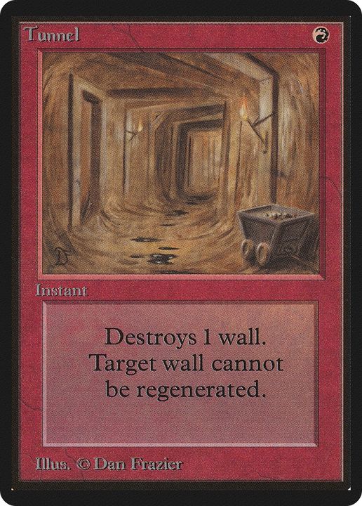 Tunnel in the group Magic the Gathering / Types / Colors / Red at Proxyprinters.com (74778)