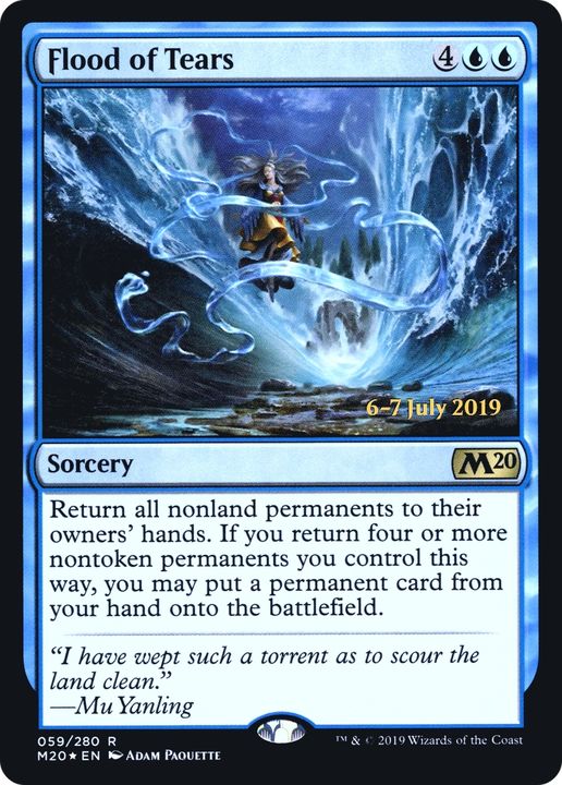 Flood of Tears in the group Magic the Gathering / Sets / Core Set 2020 Promos at Proxyprinters.com (74795)