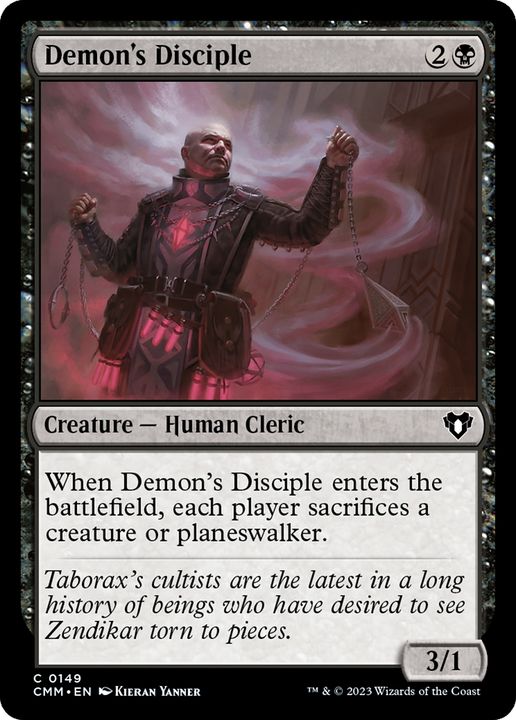 Demon's Disciple in the group Magic the Gathering / Types / Colors / Black at Proxyprinters.com (74798)