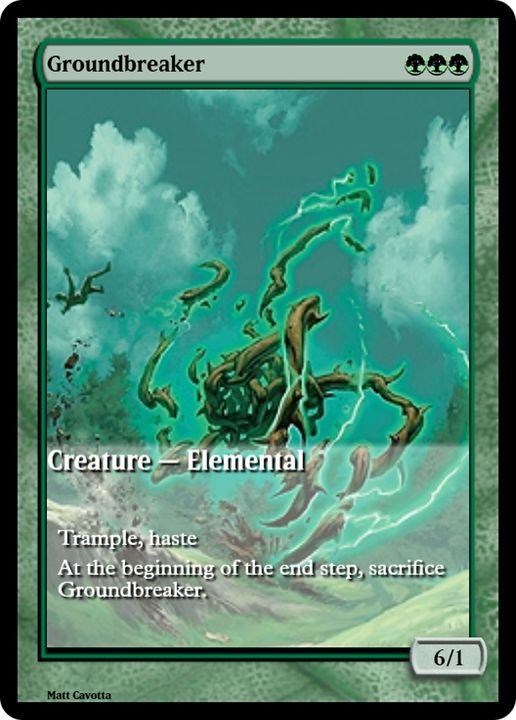 Groundbreaker in the group Magic the Gathering / Types / Colors / Green at Proxyprinters.com (74812)