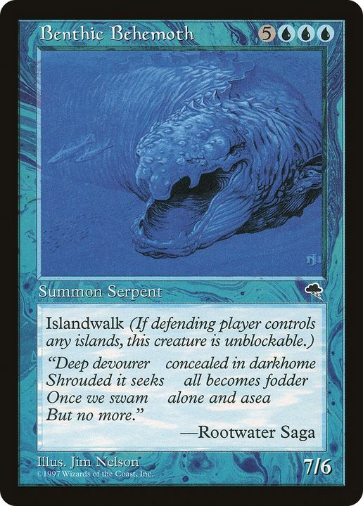 Benthic Behemoth in the group Magic the Gathering / Sets / Tempest at Proxyprinters.com (74835)