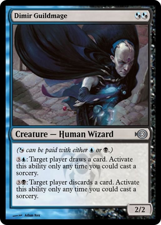 Dimir Guildmage in the group Magic the Gathering / Types / Colors / Multicolors / B, U at Proxyprinters.com (74837)