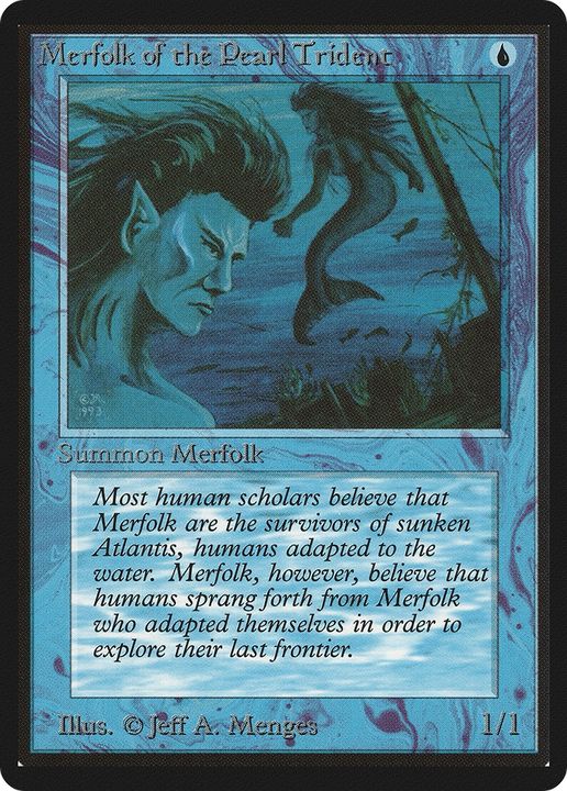 Merfolk of the Pearl Trident in the group Magic the Gathering / Types / Colors / Blue at Proxyprinters.com (74838)