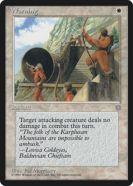 Warning in the group Magic the Gathering / Sets / Iconic Masters at Proxyprinters.com (74849)