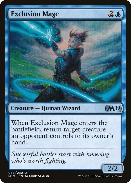 Exclusion Mage in the group Magic the Gathering / Types / Creatures / Wizard at Proxyprinters.com (74864)