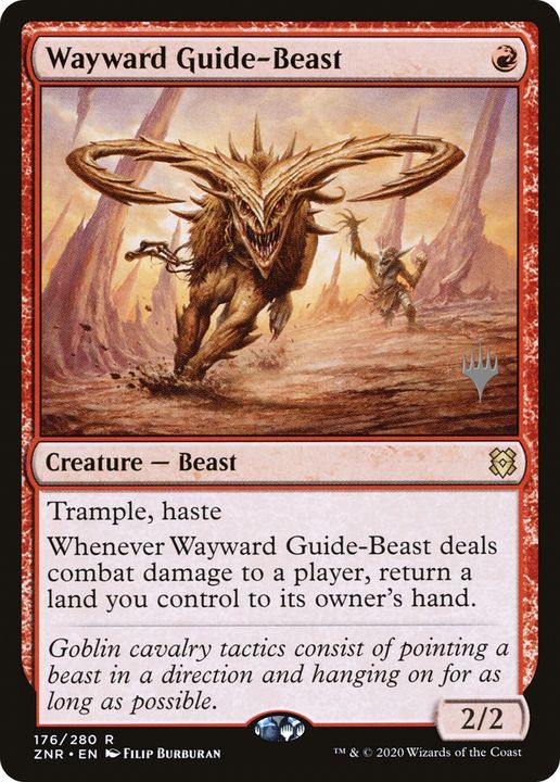 Wayward Guide-Beast in the group Magic the Gathering / Sets / Zendikar Rising Promos at Proxyprinters.com (74901)