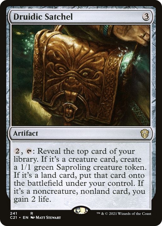 Druidic Satchel in the group Magic the Gathering / Sets / Commander 2021 at Proxyprinters.com (74904)