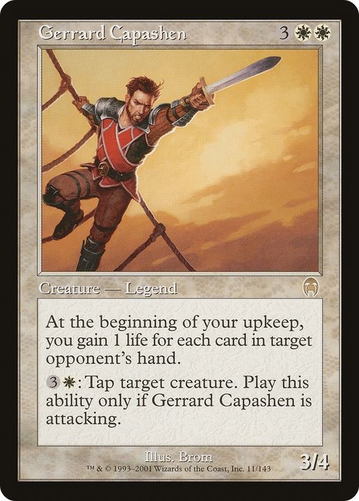 Gerrard Capashen in the group Magic the Gathering / Types / Colors / White at Proxyprinters.com (74909)